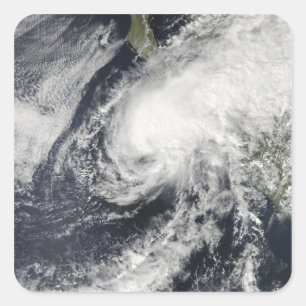 Tropical Storm Rick approaching Mexico Square Sticker