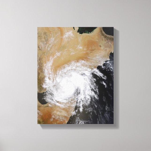 Tropical Storm Three in the northern Indian Oce Canvas Print (Front)
