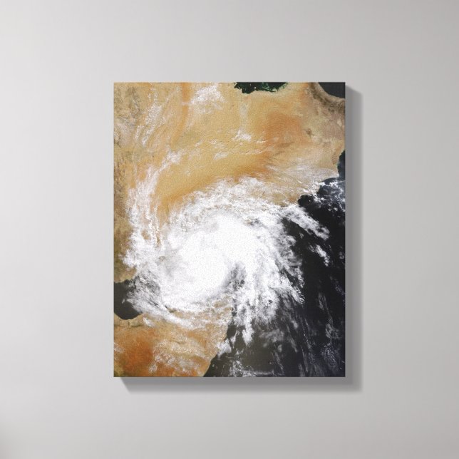 Tropical Storm Three in the northern Indian Oce Canvas Print (Front)