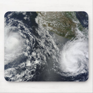Tropical Storms Blas and Celia Mouse Mat