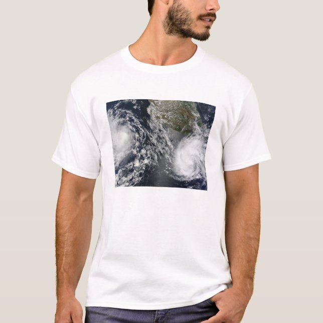 Tropical Storms Blas and Celia T-Shirt (Front)