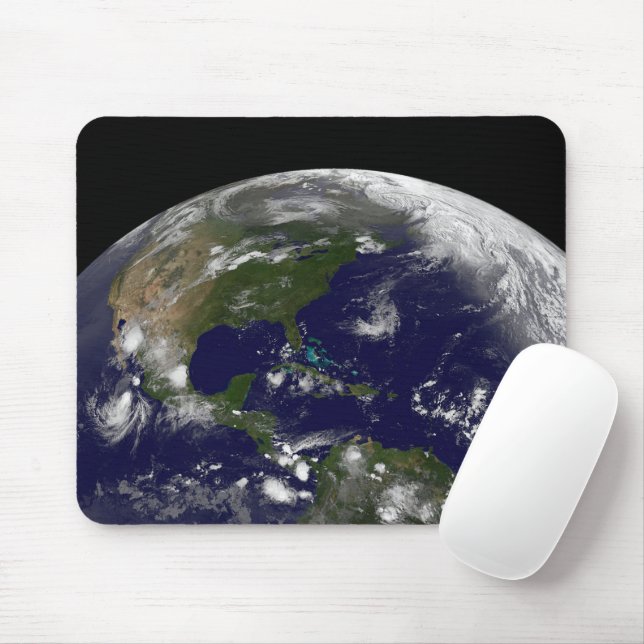 Tropical Storms On Planet Earth. Mouse Mat (With Mouse)