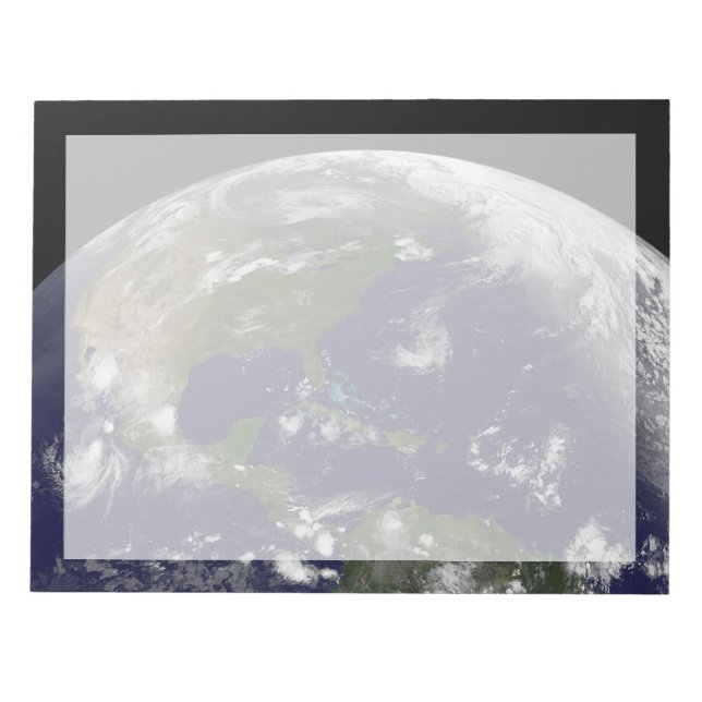 Tropical Storms On Planet Earth. Notepad (Front)