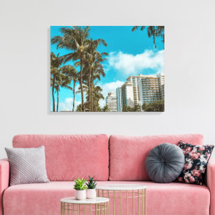 Tropical Stretched Canvas Print