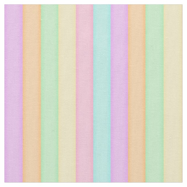 Tropical Stripes (small scale) Fabric (Close Up)