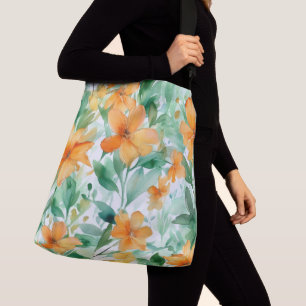 Tropical Summer Background Texture Crossbody Bag