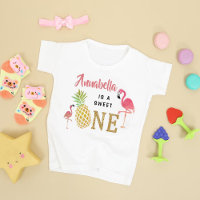 Tropical Summer Beach Luau Girls 1st Birthday