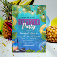 Tropical Summer Birthday Party