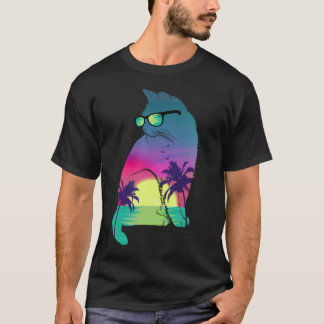Tropical summer cat T-Shirt