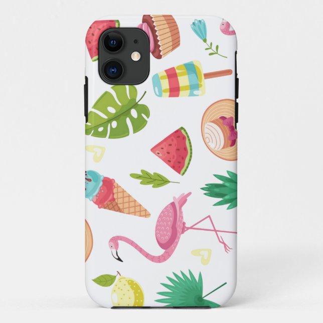 Tropical Summer Design   Case-Mate iPhone Case (Back)