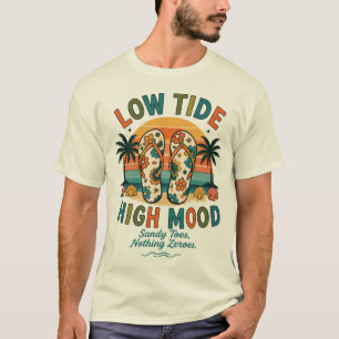 Tropical Summer Flip Flops Beach Vibes T-Shirt