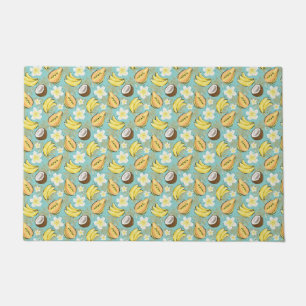 Tropical Summer Fruit Pattern Doormat