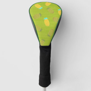 Tropical Summer Fruits Kiwi Green Golf Head Cover