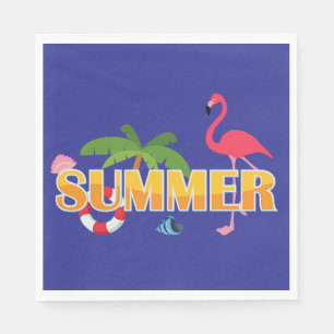 Tropical Summer Fun Napkin