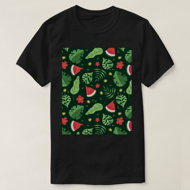 Tropical Summer Graphic TShirt (Design Front)