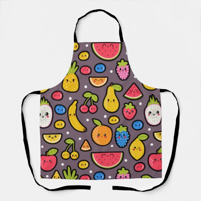 Tropical Summer Holiday Beach Party Pattern     Apron (Front)