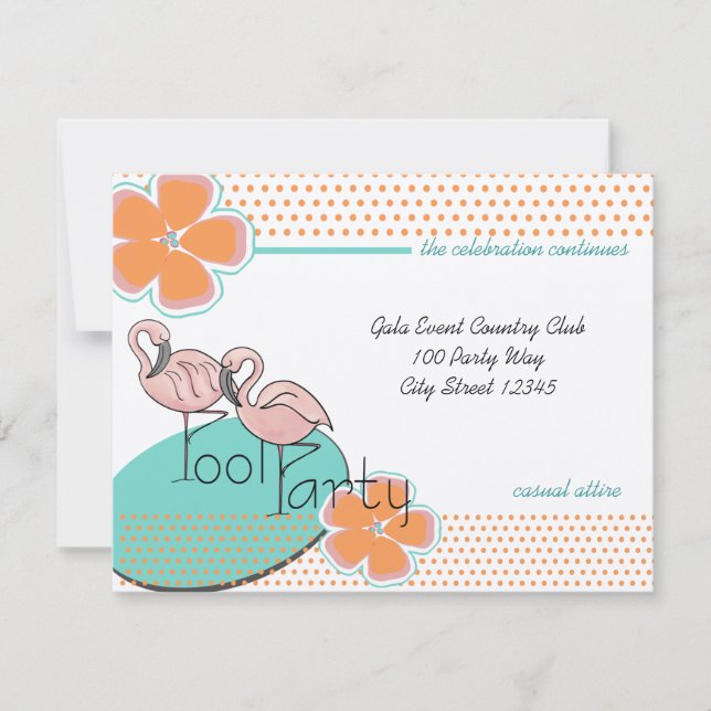 Tropical Summer Invitation (Front)