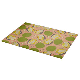 Tropical Summer Jackfruit Pattern - Exotic Fruit Cutting Board