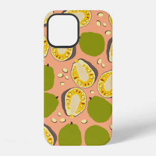 Tropical Summer Jackfruit Pattern - Exotic Fruit iPhone 12 Case