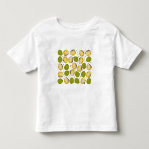 Tropical Summer Jackfruit Pattern - Exotic Fruit Toddler T-Shirt