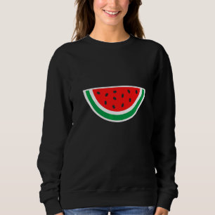 Tropical Summer Juicy Watermelon Summertime Vegan Sweatshirt