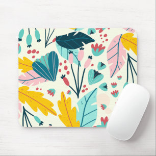 Tropical Summer Leaves Mouse Mat