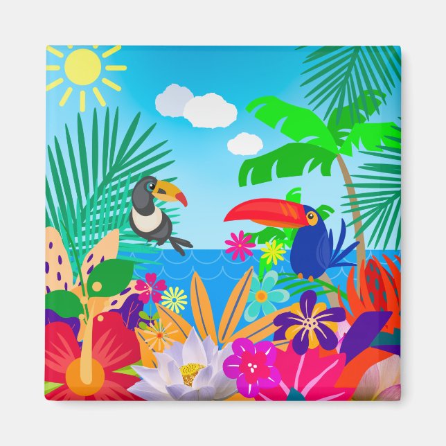 Tropical Summer Magnet (Front)