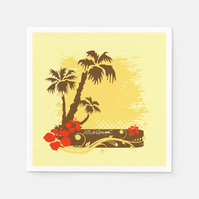 Tropical summer napkin (Front)