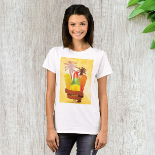 Tropical Summer Popsicle and Palm Trees T-Shirt