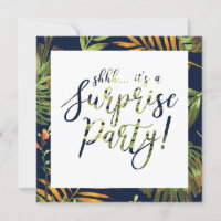 Tropical Summer Surprise Party Wedding Anniversary