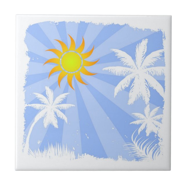 Tropical summer tile (Front)