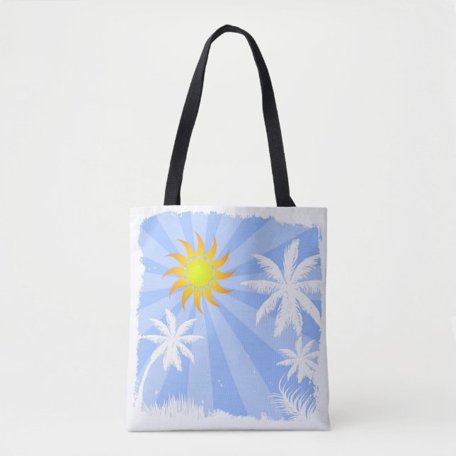 Tropical summer tote bag (Front)