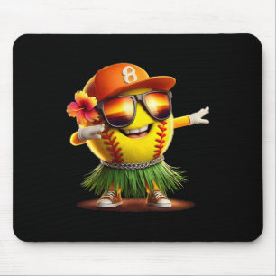 Tropical Summer Vacation Funny Hawaii Softll Ll Ha Mouse Mat