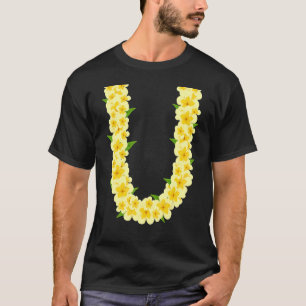 Tropical Summer Vacation Hawaiian Flower Chain Flo T-Shirt