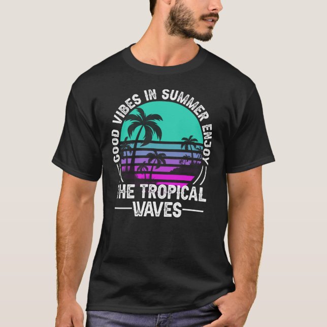 Tropical Summer Vibes-82646 T-Shirt (Front)