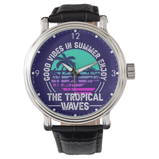 Tropical Summer Vibes-82646 Watch (Front)