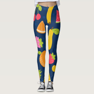  Tropical Summer Waves Beach Party Pattern    Leggings