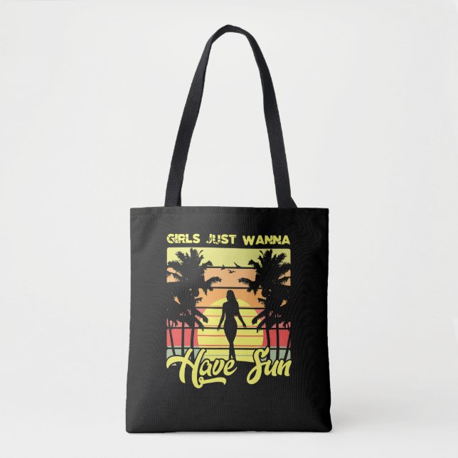 Tropical Sun Tote Bag (Front)