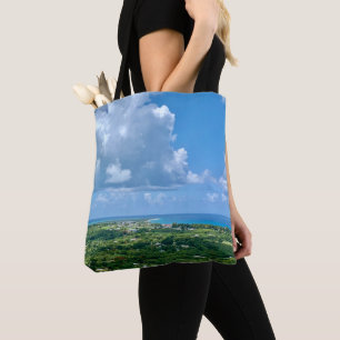 Tropical Sunny Caribbean Islands Destination  Tote Bag