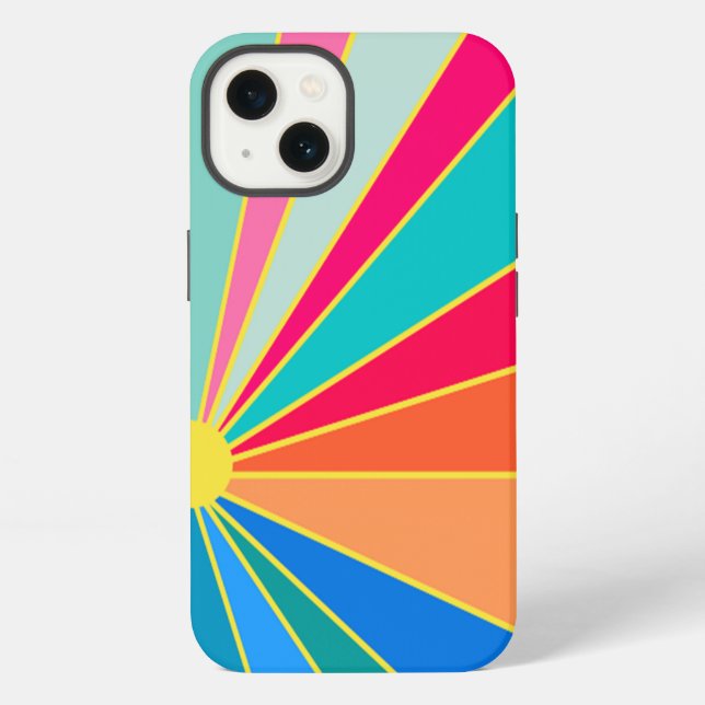 Tropical Sunrise iPhone Case (Back)