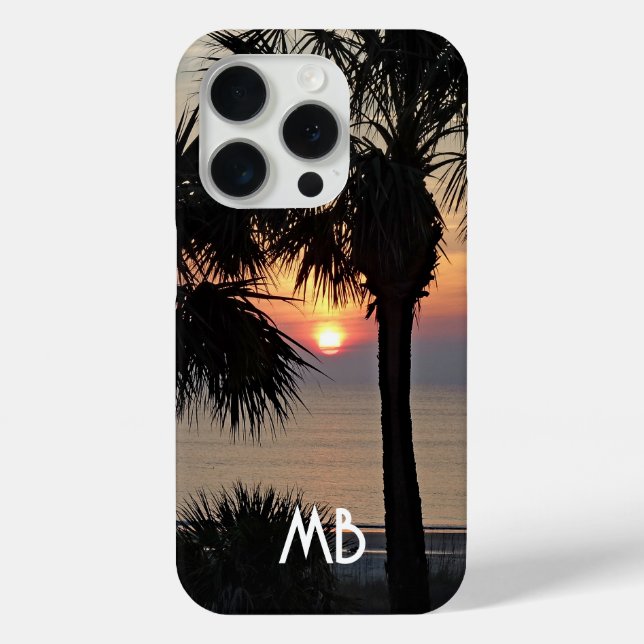 Tropical Sunrise Phone Case (Back)