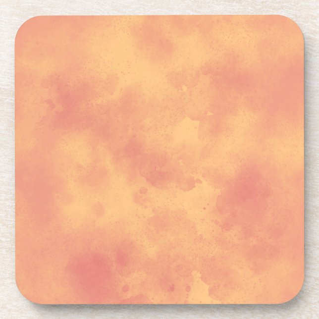 Tropical Sunrise Plastic  Coaster (Front)