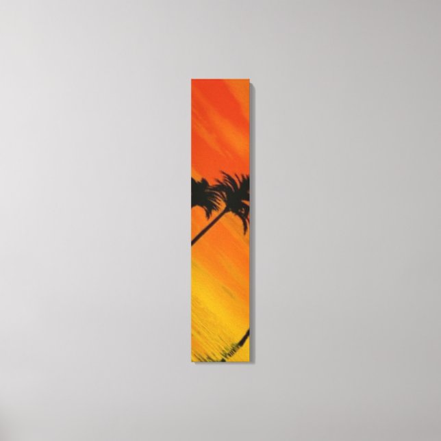 Tropical Sunset 1-4 Canvas Print (Front)