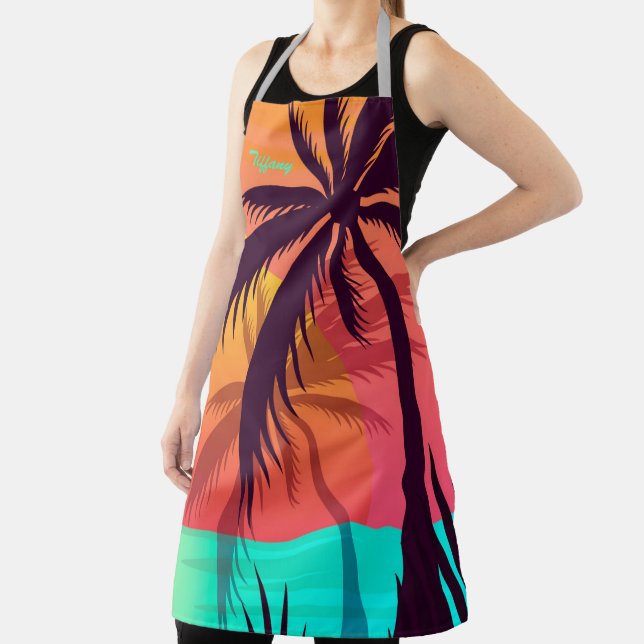 Tropical Sunset Apron (Insitu)