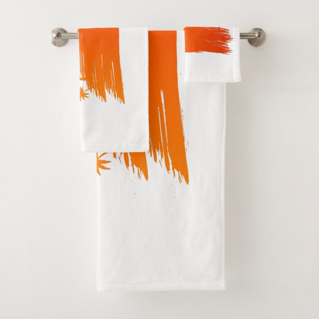 Tropical Sunset Bath Towel Set (Insitu)