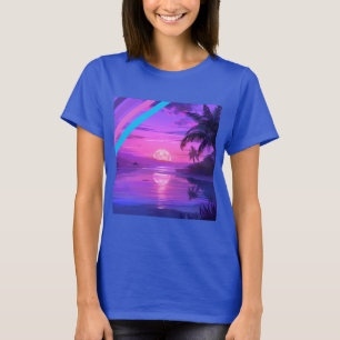 Tropical Sunset Beach Paradise Women's T-Shirt