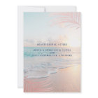 Tropical Sunset Beach Pink Birthday Party