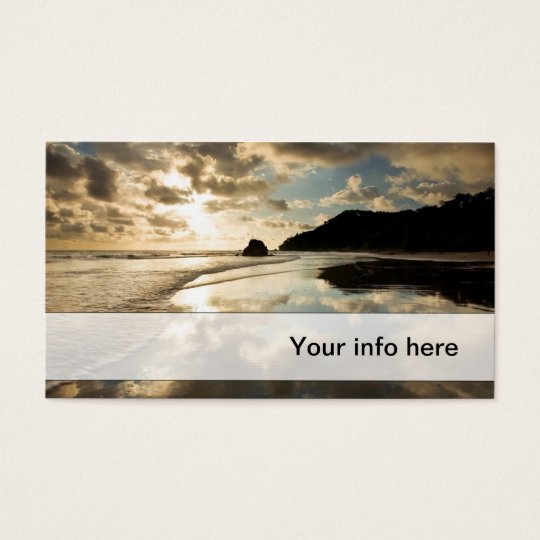 Tropical Sunset Business Card