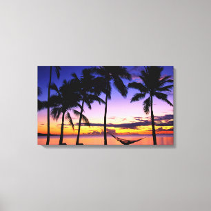 Tropical Sunset Canvas Print