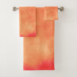 Tropical Sunset Cloud Effect Bath Towel Set